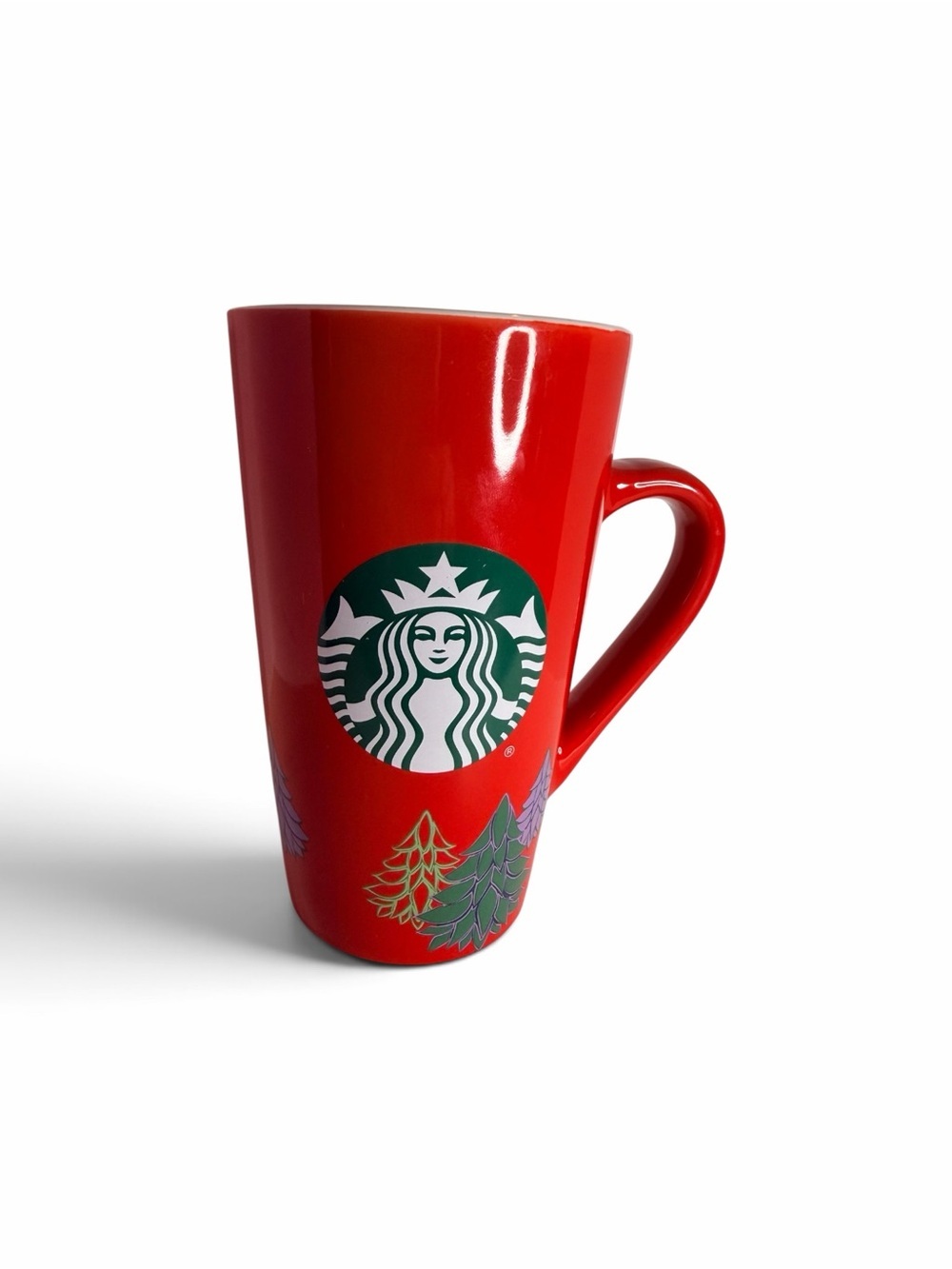 Starbucks 2020 Holiday Tall Red Ceramic Mug
